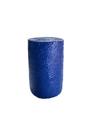 Tavolino in ceramica smaltata con rilievi 3D blu Touch 1 - Moustache