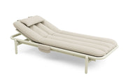 Transat en aluminium beige avec son matelas 212x97x39cm Sunbud - Fatboy - The Cool Republic