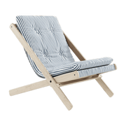 Transat en bois bleu et blanc Boogie - Karup Design - The Cool Republic
