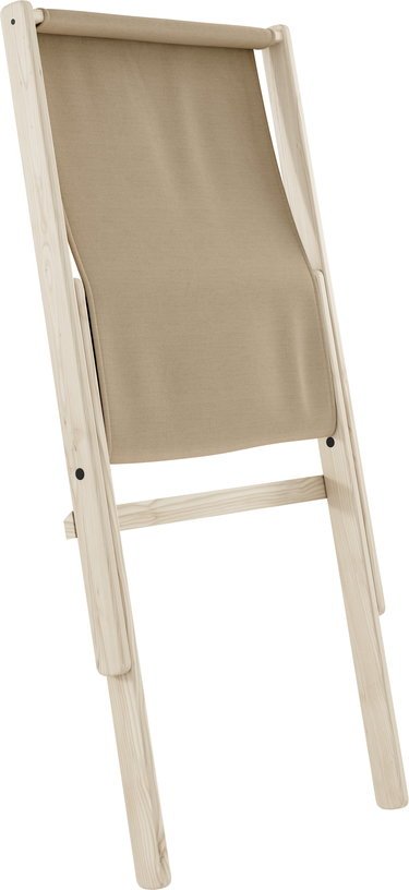 Transat en hêtre et tissu beige Boogie - Karup Design - The Cool Republic