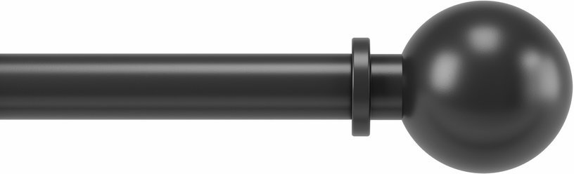 Tringle à rideaux extensible en acier noire 183 - 366 cm Bolas - Umbra - The Cool Republic
