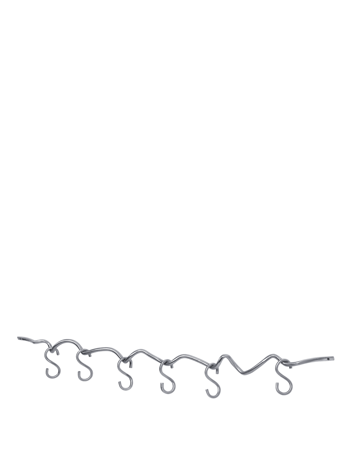 Tringle avec crochets en acier inoxydable Curvature - Ferm Living - The Cool Republic