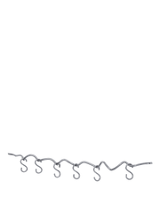 Tringle avec crochets en acier inoxydable Curvature - Ferm Living - The Cool Republic