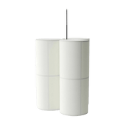 Trio de suspension en lin blanc 75cm Hashira - Audo - The Cool Republic