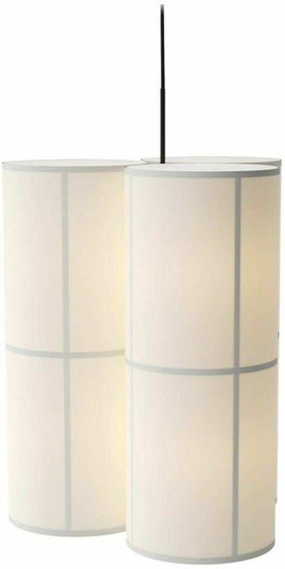 Trio de suspension en lin blanc 75cm Hashira - Audo - The Cool Republic