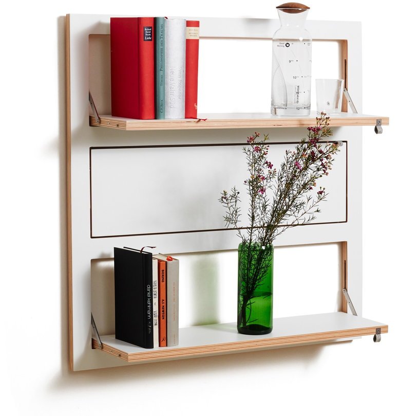 Triple étagère modulable blanche 80 x 80 cm Fläpps - Ambivalenz - The Cool Republic