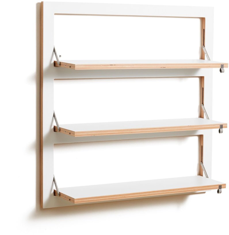 Triple étagère modulable blanche 80 x 80 cm Fläpps - Ambivalenz - The Cool Republic