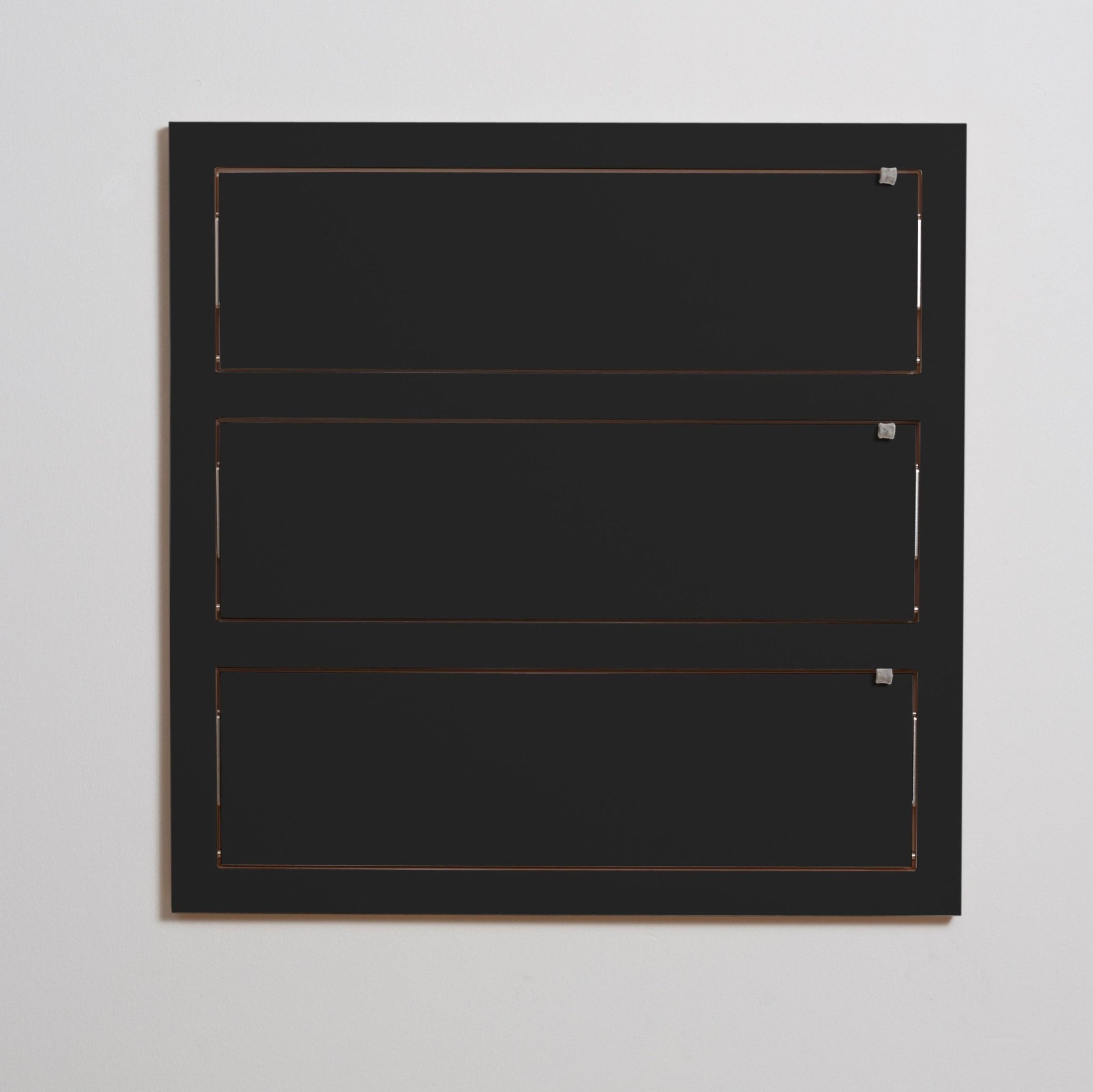 Triple étagère modulable noire 80 x 80 cm Fläpps - Ambivalenz - The Cool Republic