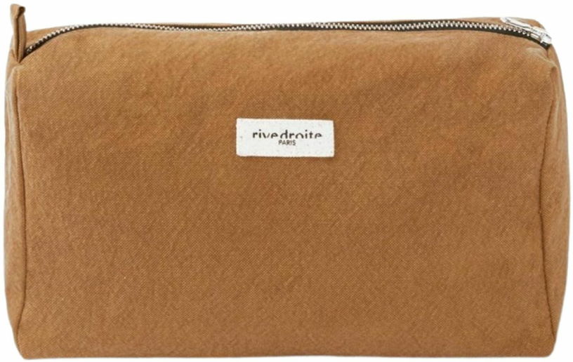 Trousse de maternité en coton recyclé camel Alma - Rive Droite Paris - The Cool Republic