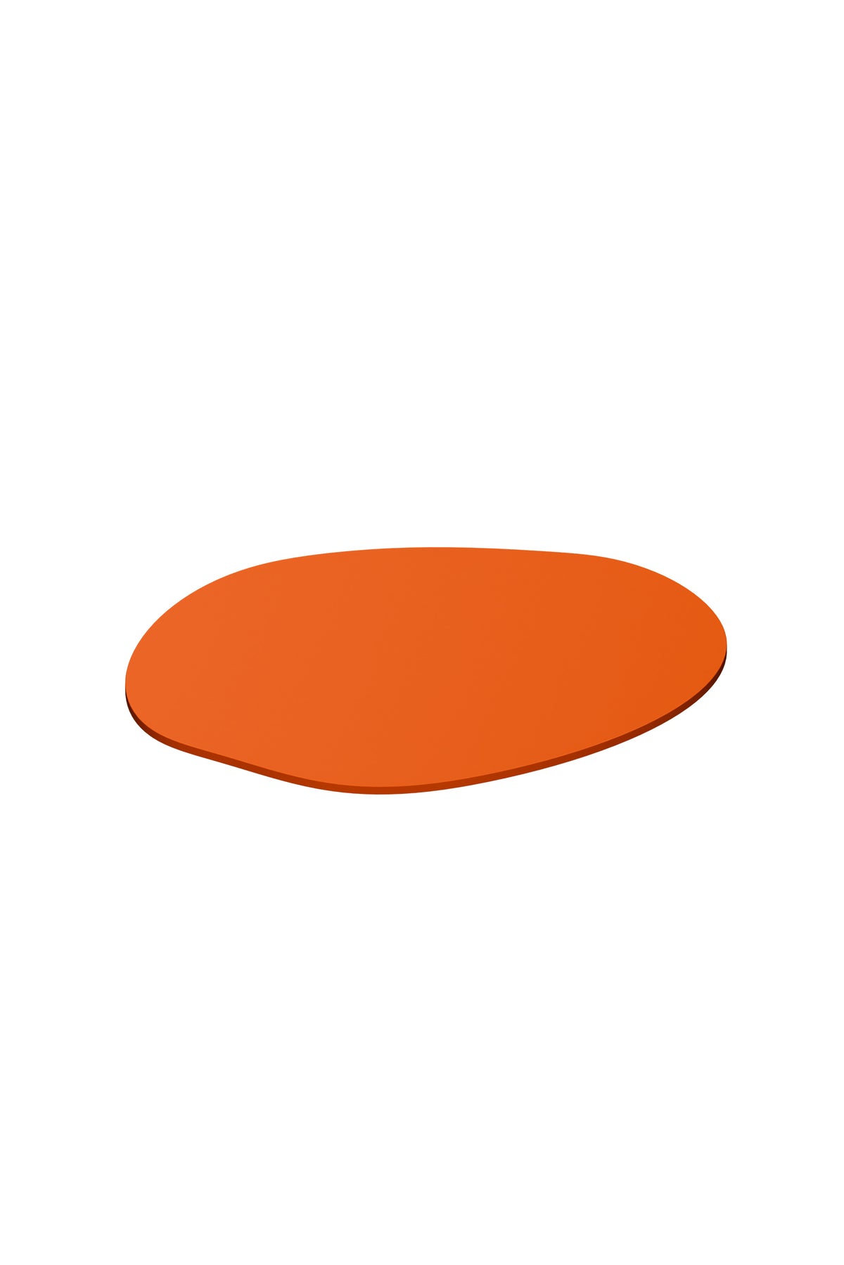 4 posavasos orgánicos de acero naranja Sprizz 10x2cm Kiva - Metallbude