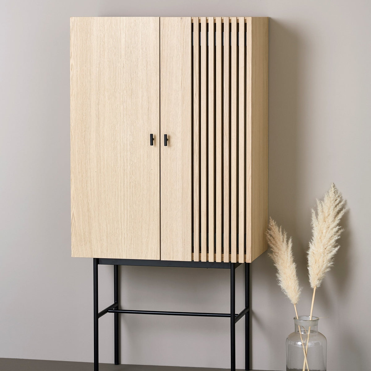 Vaisselier en chêne 80 cm Array - Woud - The Cool Republic