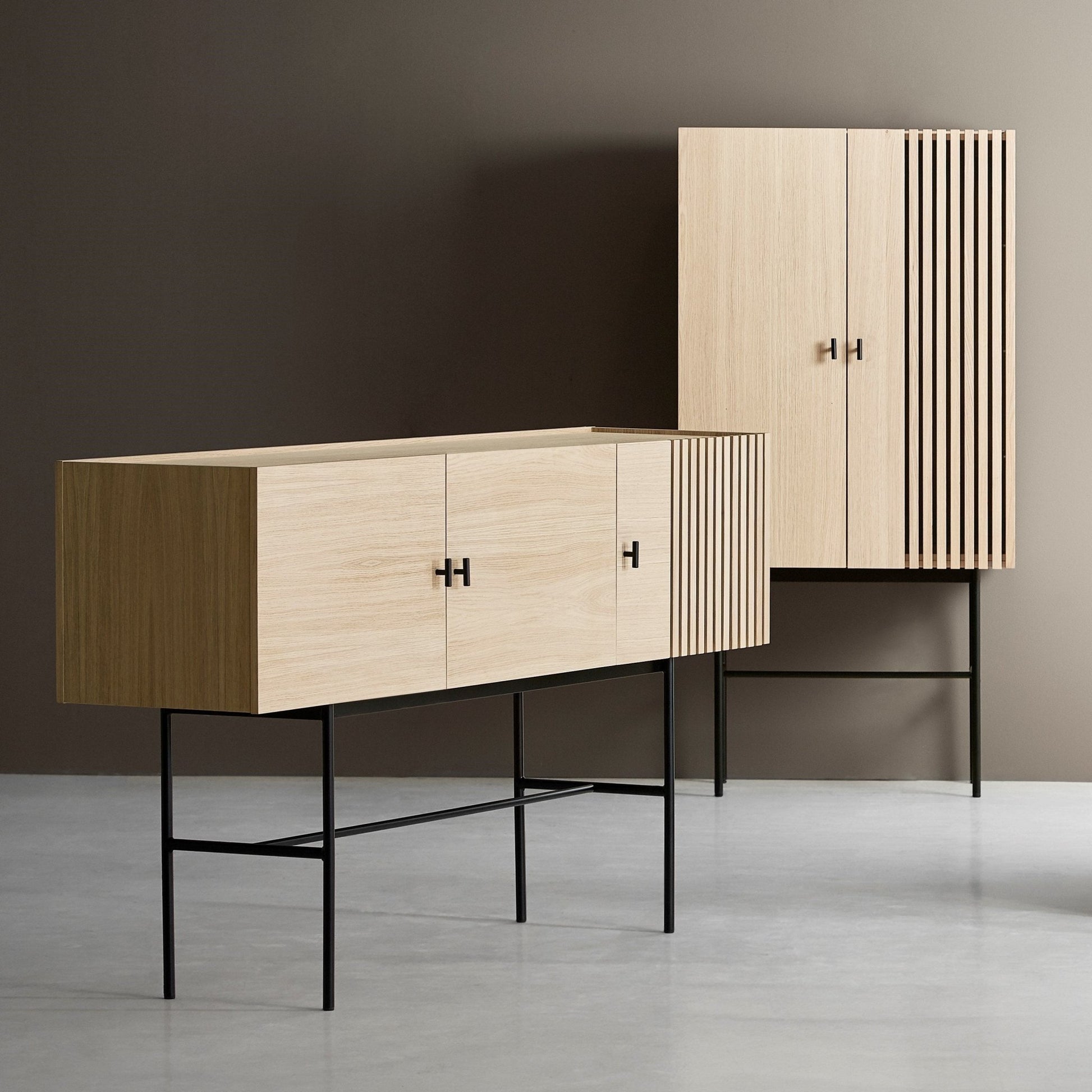Vaisselier en chêne 80 cm Array - Woud - The Cool Republic
