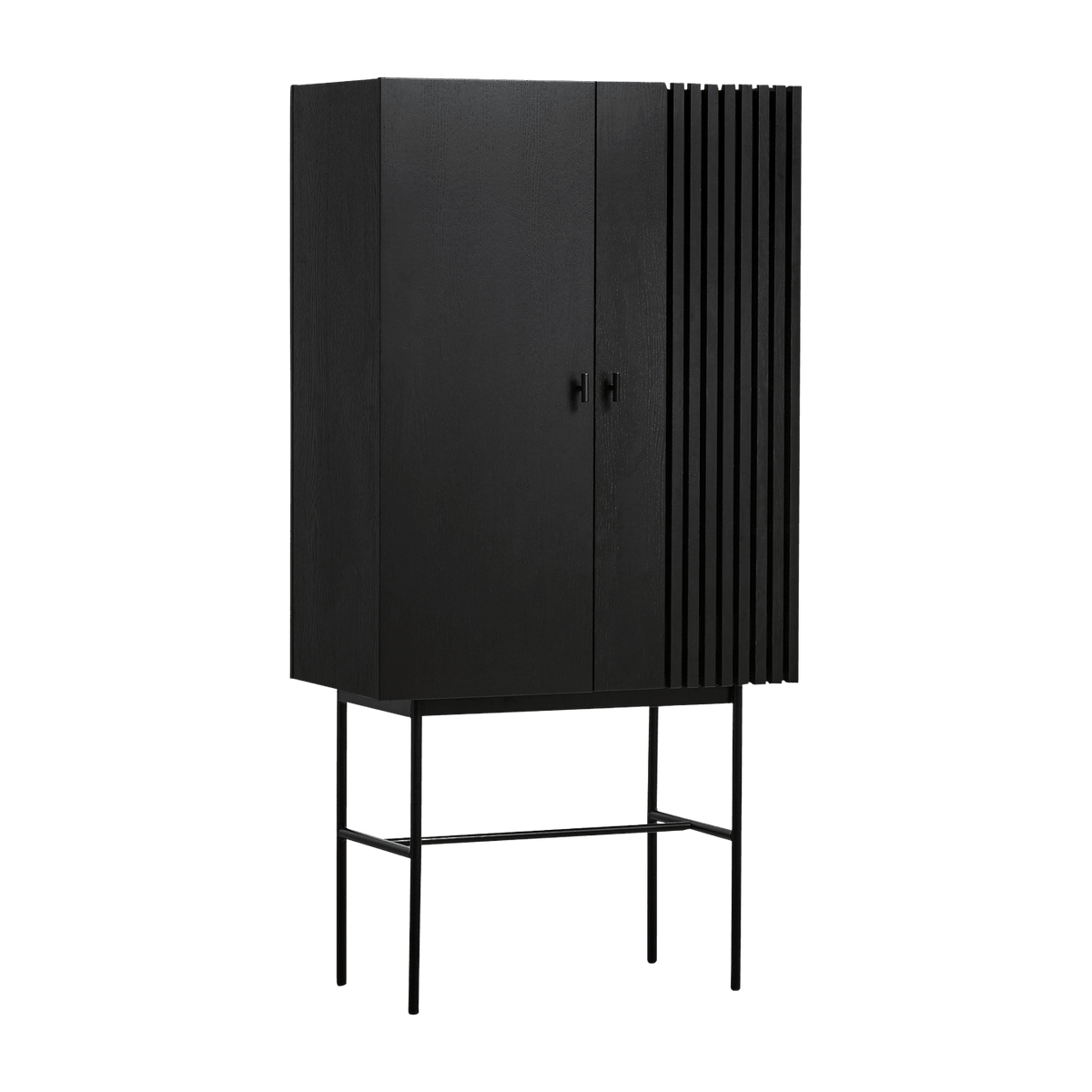 Vaisselier en chêne noir 80 cm Array - Woud - The Cool Republic