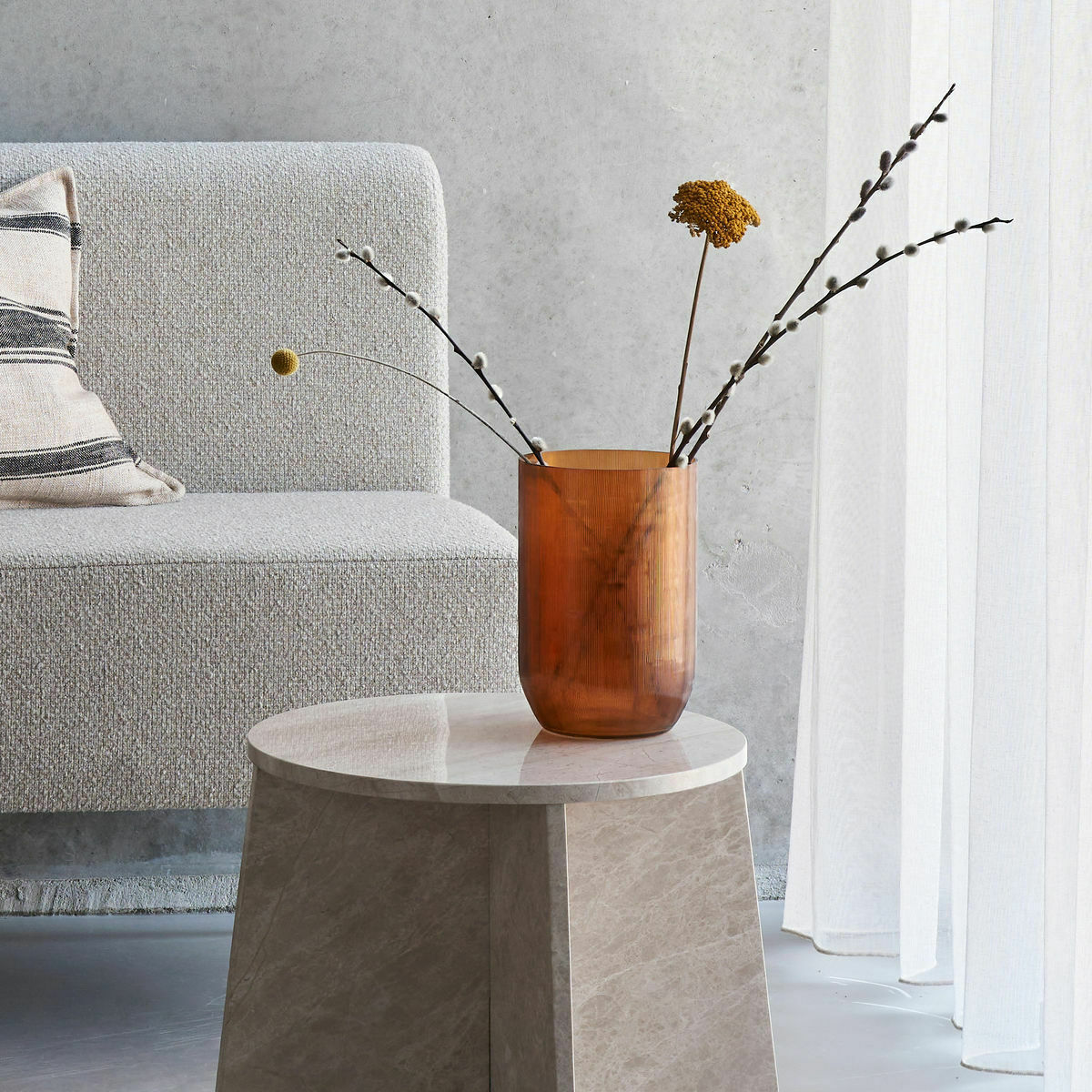 Vase Amka Amber - House Doctor