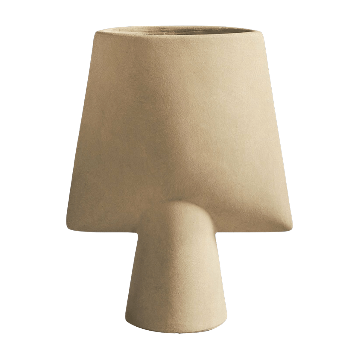 Vase beige 25 cm Square - 101 Copenhagen - The Cool Republic