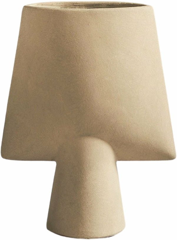 Vase beige 25 cm Square - 101 Copenhagen - The Cool Republic