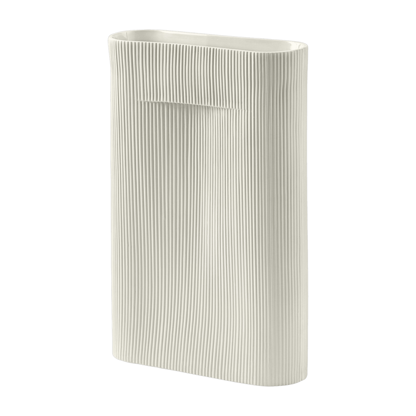 Vase blanc 48,5 cm Ridge - Muuto - The Cool Republic