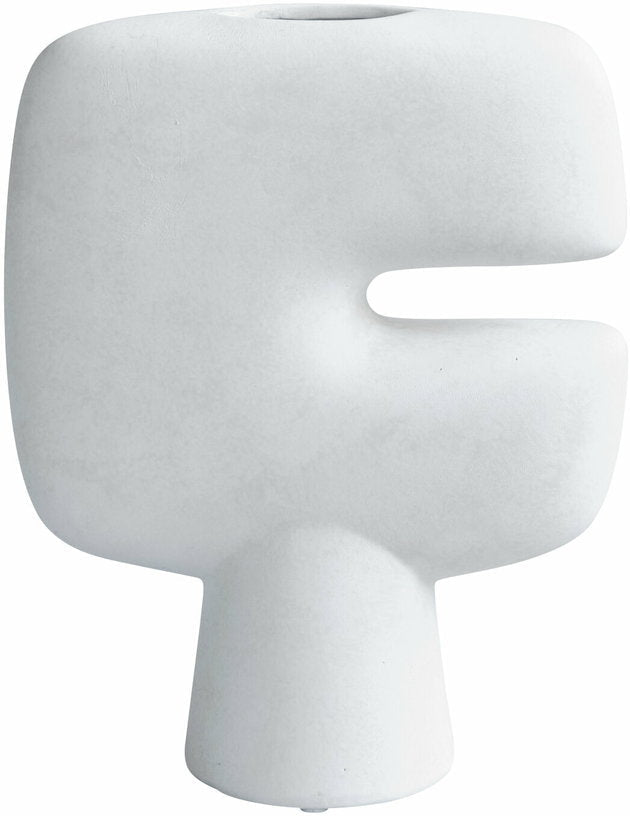 Vase blanc en céramique Mini Tribal - 101 Copenhagen - The Cool Republic
