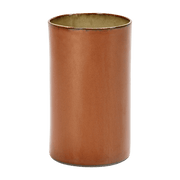 Vase cylindrique en grès rouille 12 cm - Serax - The Cool Republic
