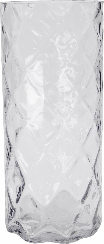 Vase cylindrique en verre Bubble - House Doctor - The Cool Republic
