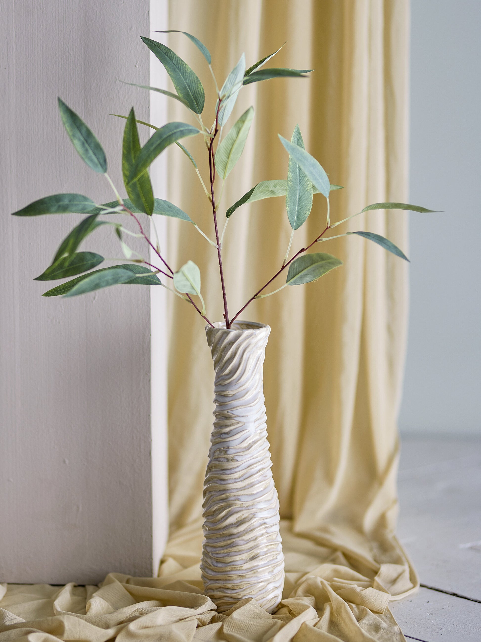 Vase Damien Grès blanc - Bloomingville