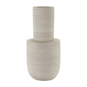 Vase décoratif en grès beige 25x25x5cm Volumes - Serax - The Cool Republic