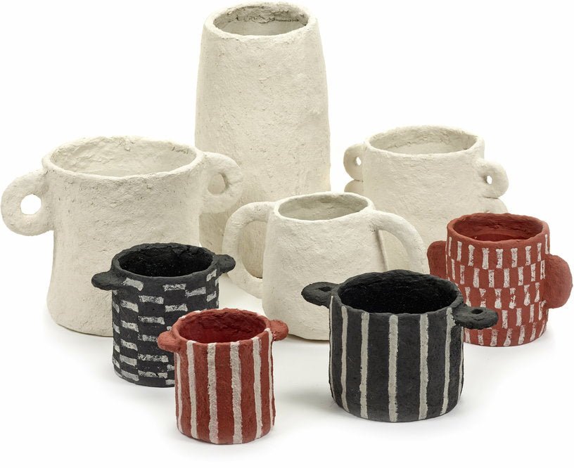 Vase décoratif en papier mâché beige Earth - Serax - The Cool Republic