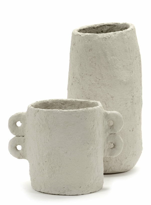 Vase décoratif en papier mâché beige Earth - Serax - The Cool Republic