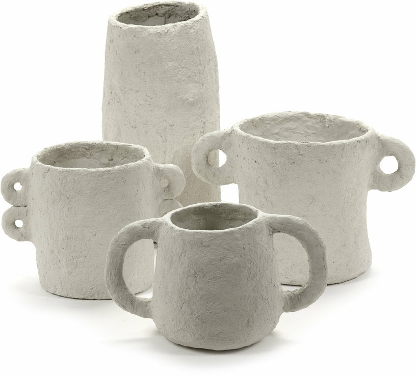 Vase décoratif en papier mâché beige Earth - Serax - The Cool Republic