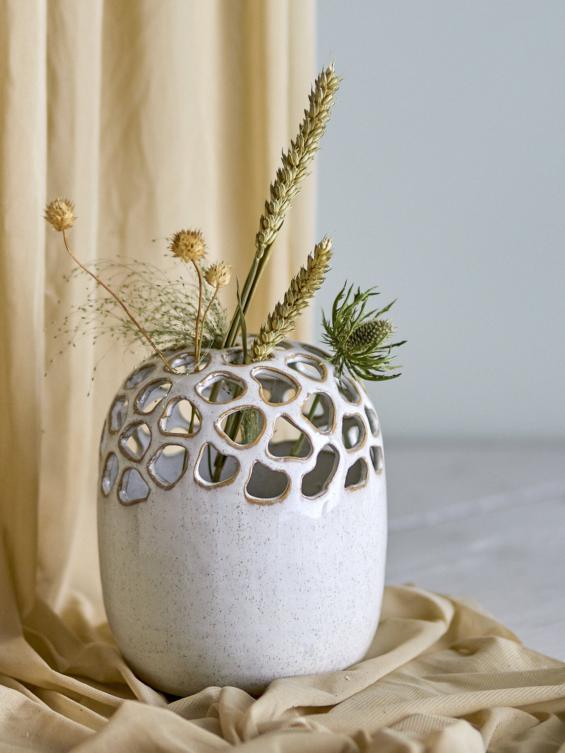 Vase Elissa Nature Stoneware - Bloomingville