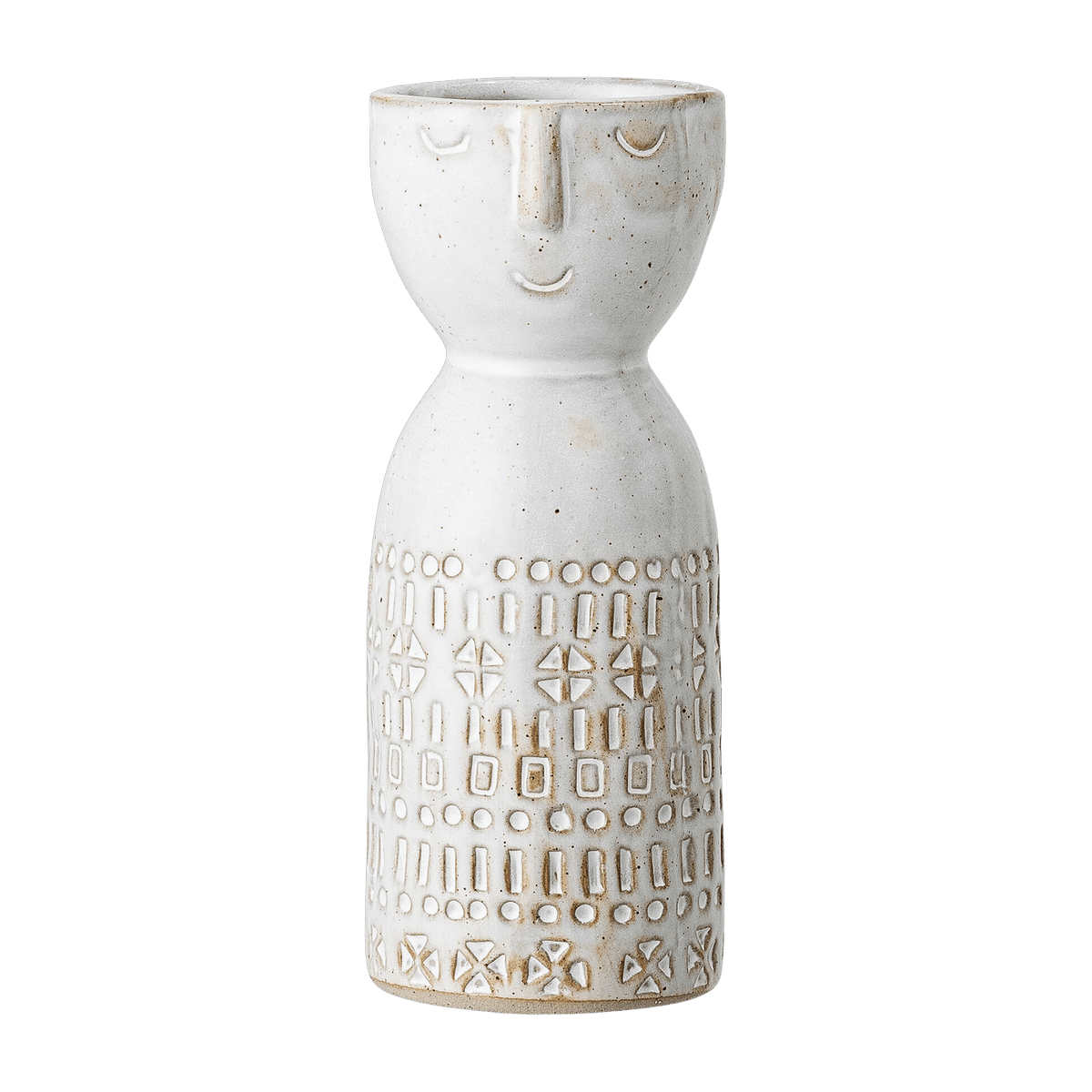 Vase Embla en grès blanc - Bloomingville - The Cool Republic