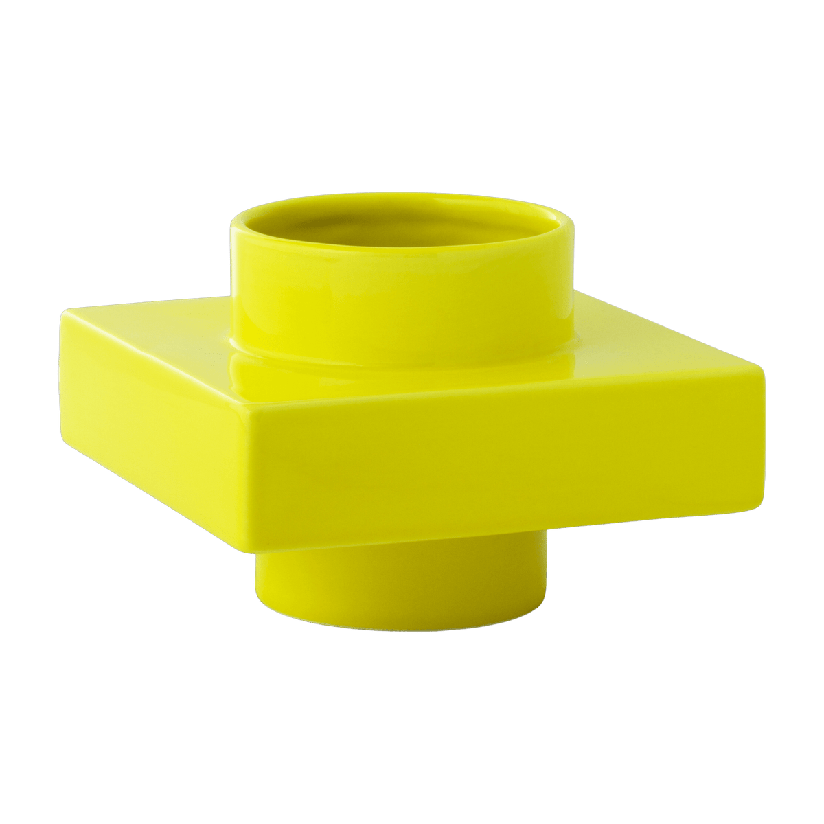 Vase empilable jaune citron 12 cm s2 Deko - Normann Copenhagen - The Cool Republic