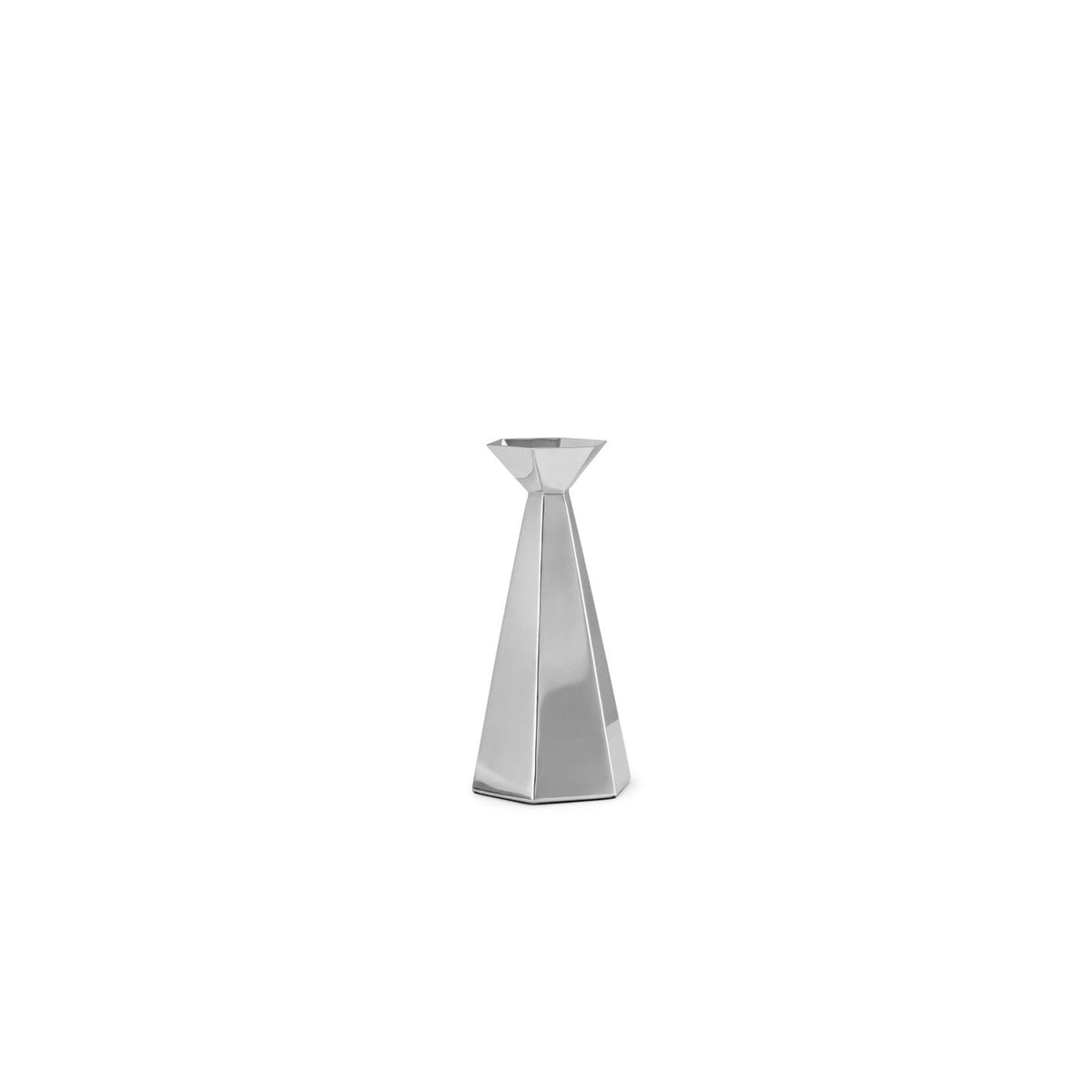 Vase en acier inoxydable poli 13x28cm Hexa - Normann Copenhagen - The Cool Republic