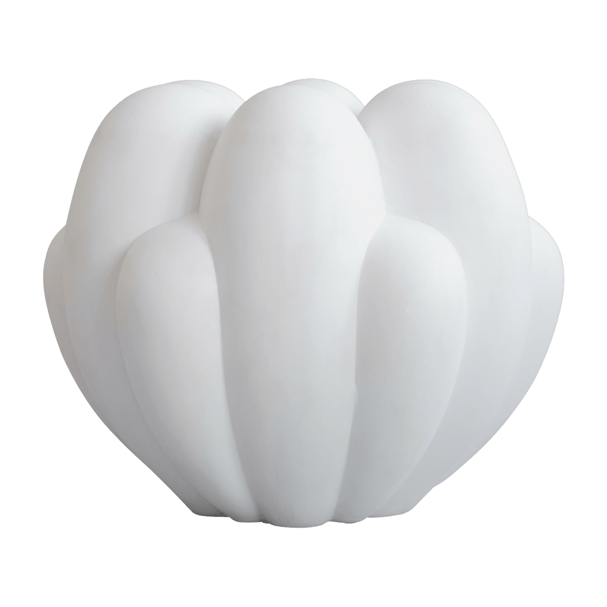 Vase white ceramic Bloom - 101 Copenhagen - The Cool Republic