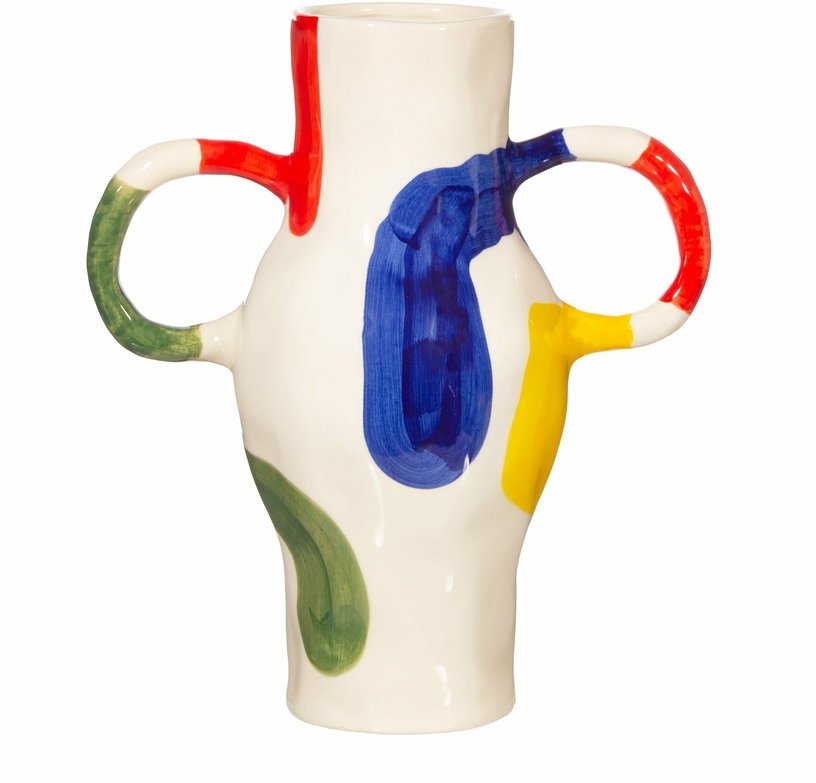 Vase en céramique art abstrait - Sass & Belle - The Cool Republic