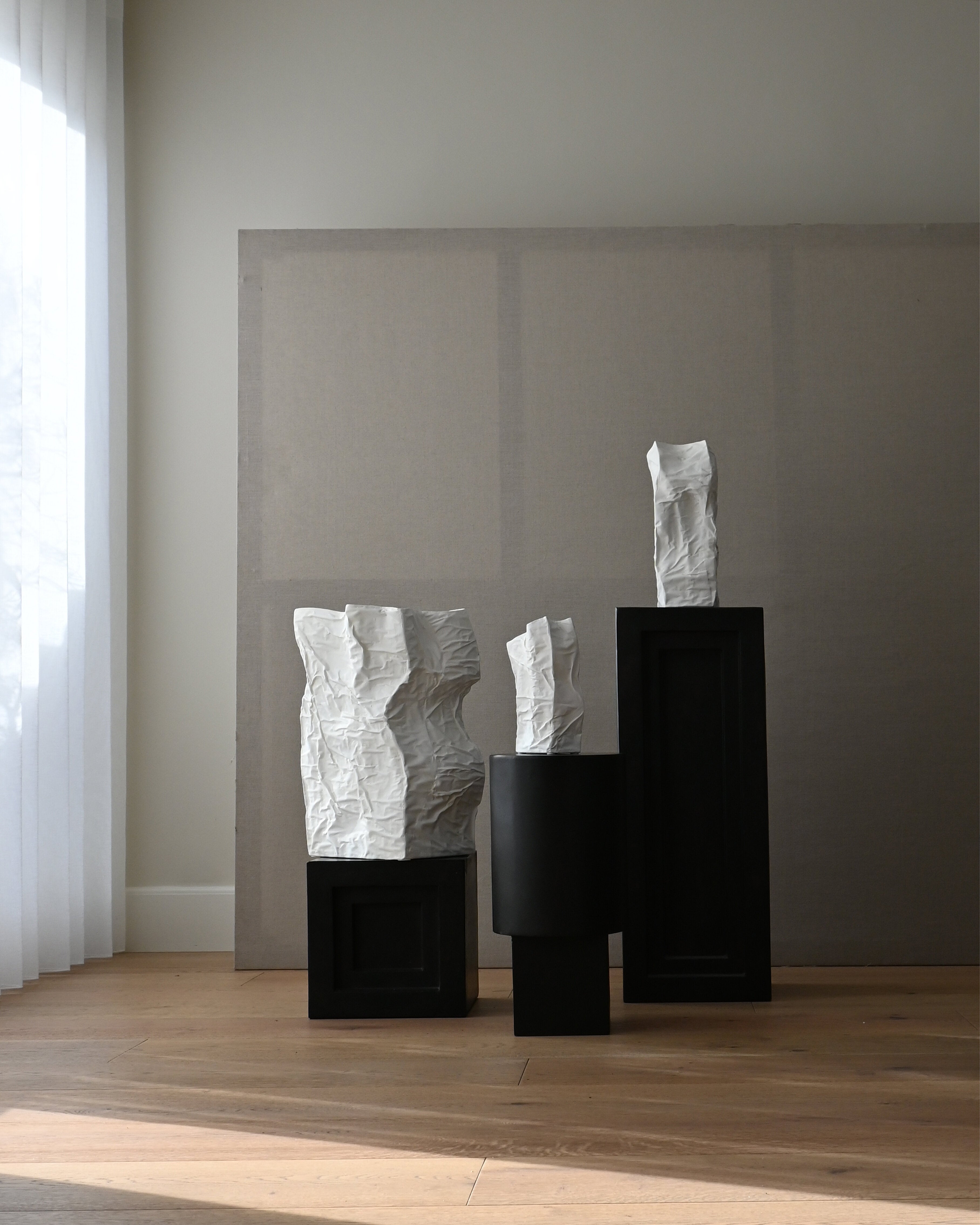 Vase en céramique blanc 16x15x35cm Big - 101 COPENHAGEN