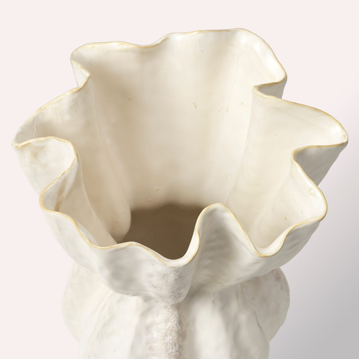 Vase en céramique blanc 18x24cm Cori - Broste Copenhagen — vue 4