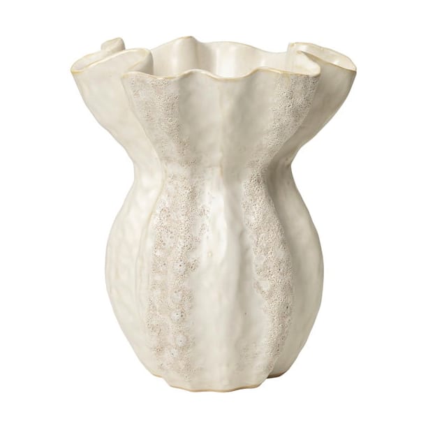 Vase en céramique blanc 18x24cm Cori - Broste Copenhagen
