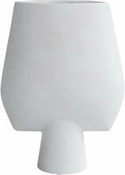 Vase en céramique blanc big Sphere Square - 101 Copenhagen - The Cool Republic