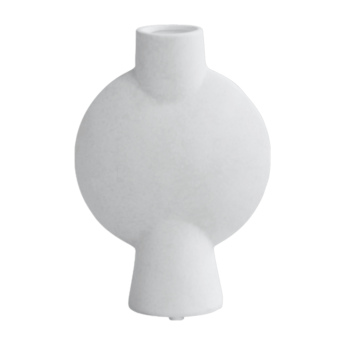 Vase en céramique blanc mini Sphere Bubl - 101 Copenhagen - The Cool Republic