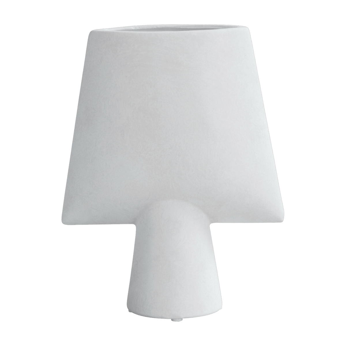 Vase en céramique blanc mini Sphere Square - 101 Copenhagen - The Cool Republic