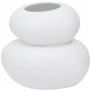 Vase en céramique blanc Pebbles - Urban Nature Culture - The Cool Republic