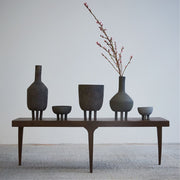 Vase en céramique brun Duck Slim - 101 COPENHAGEN - The Cool Republic