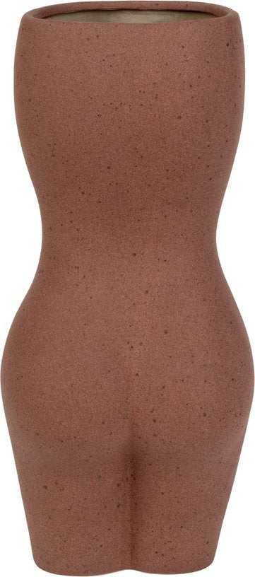 Vase en céramique brun L Body - DOIY - The Cool Republic