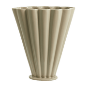 Vase en céramique couleur sable Colla - Nordal - The Cool Republic