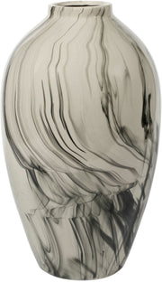 Vase en céramique émaillée beige et noir 23,5x40cm Ingrid - Broste Copenhagen