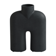 Vase en céramique noir 23x18cm Cobra Tall - 101 Copenhagen - The Cool Republic