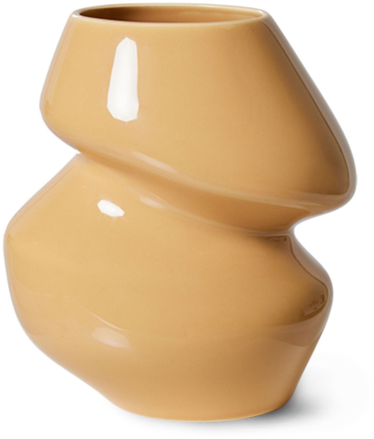 Vase en céramique Organic Cappuccino S - HKLIVING - The Cool Republic