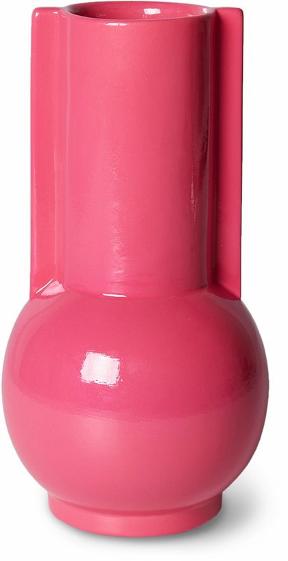 Vase en céramique rose vif - HKLIVING - The Cool Republic