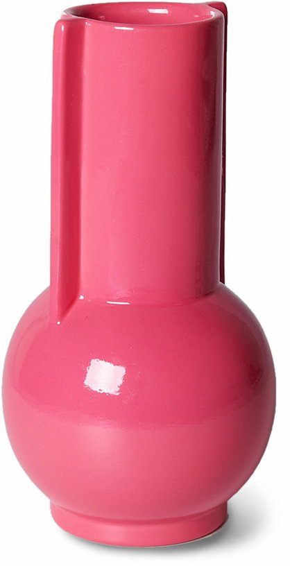 Vase en céramique rose vif - HKLIVING - The Cool Republic